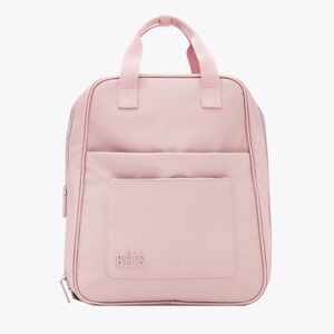 BÉIS Atlas Pink Expandable Backpack